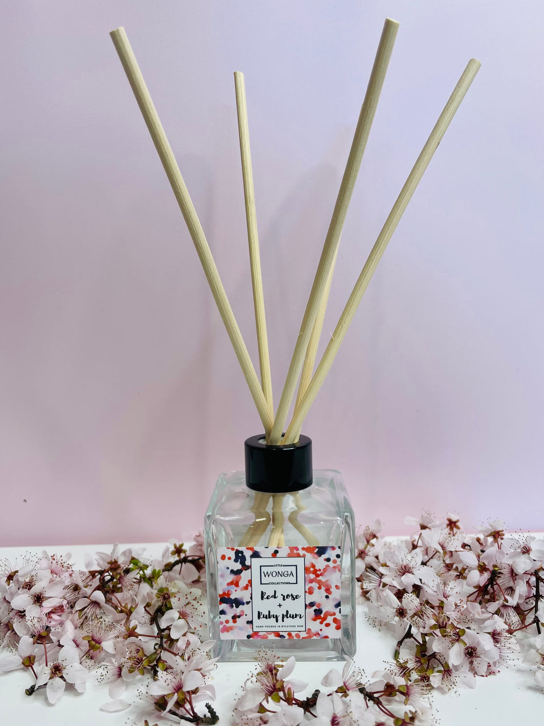 RED ROSE & RUBY PLUM - REED DIFFUSER