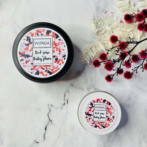 RED ROSE & RUBY PLUM - TRAVEL TIN